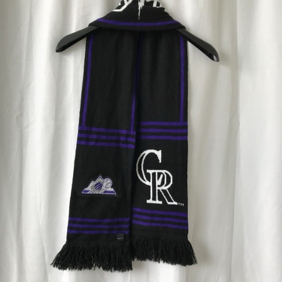 Colorado Rockies Harry Potter Scarf Logo Purple Black Hogwarts - Picture 5 of 7